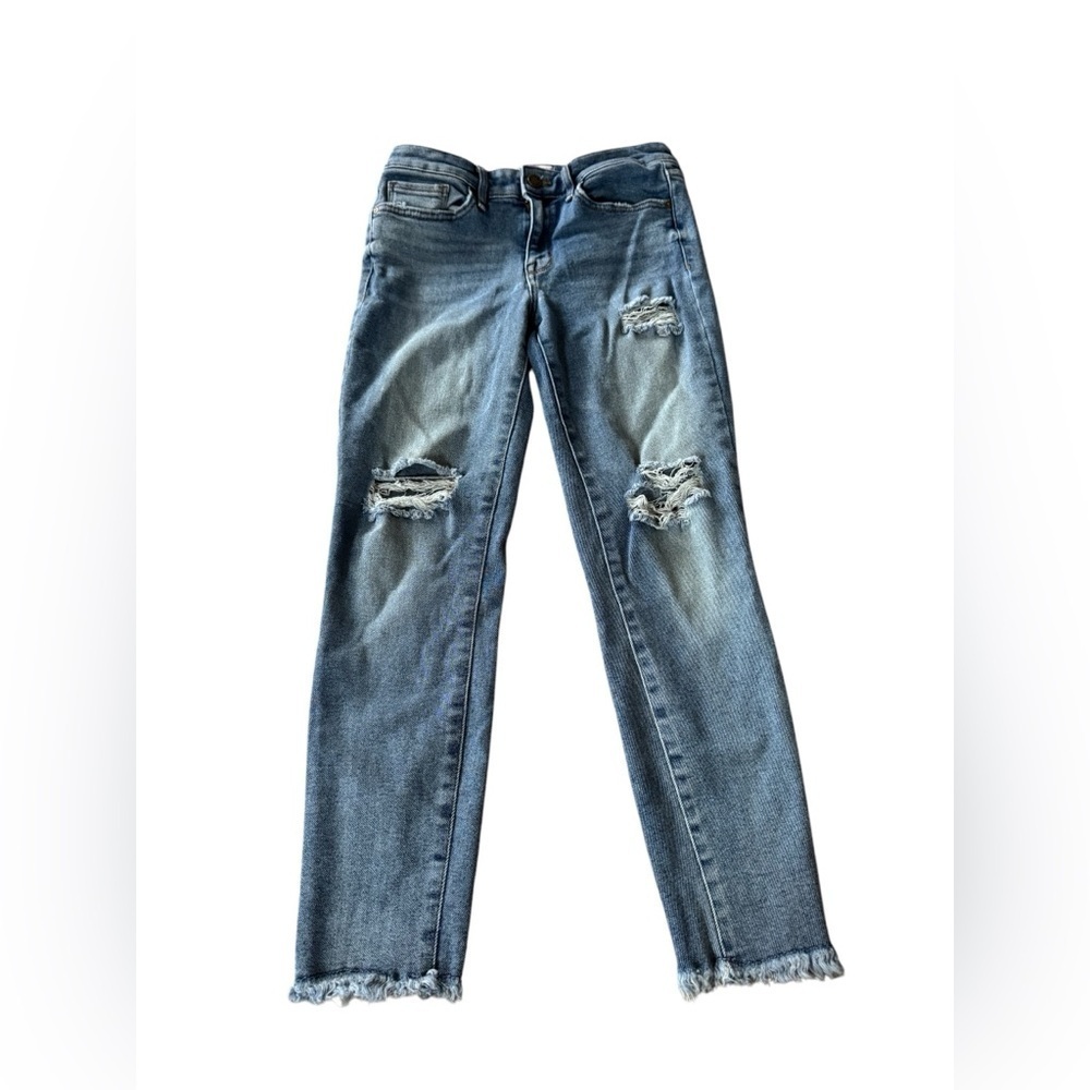 William Rast Perfect Ankle Skinny Denim Jeans Womens Size 28 Blue Stretch